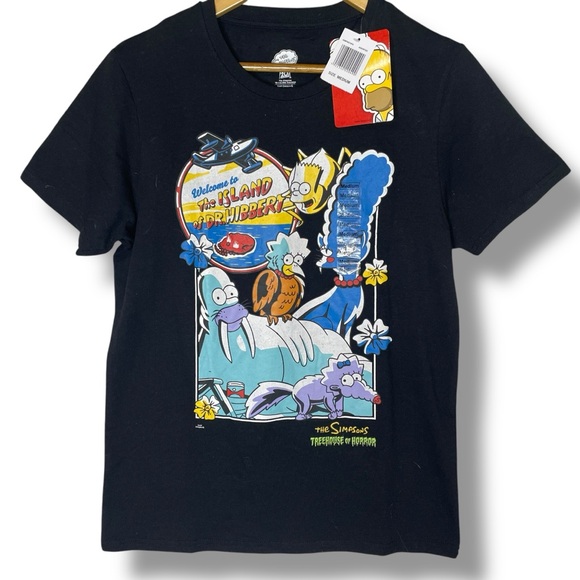 The Simpsons Treehouse Of Horror The Island of Dr Hibbert T-shirt Size Medium - Picture 1 of 5